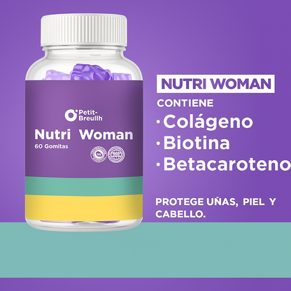 Nutri Woman: tu secreto para uñas, piel y cabello perfectos 💜