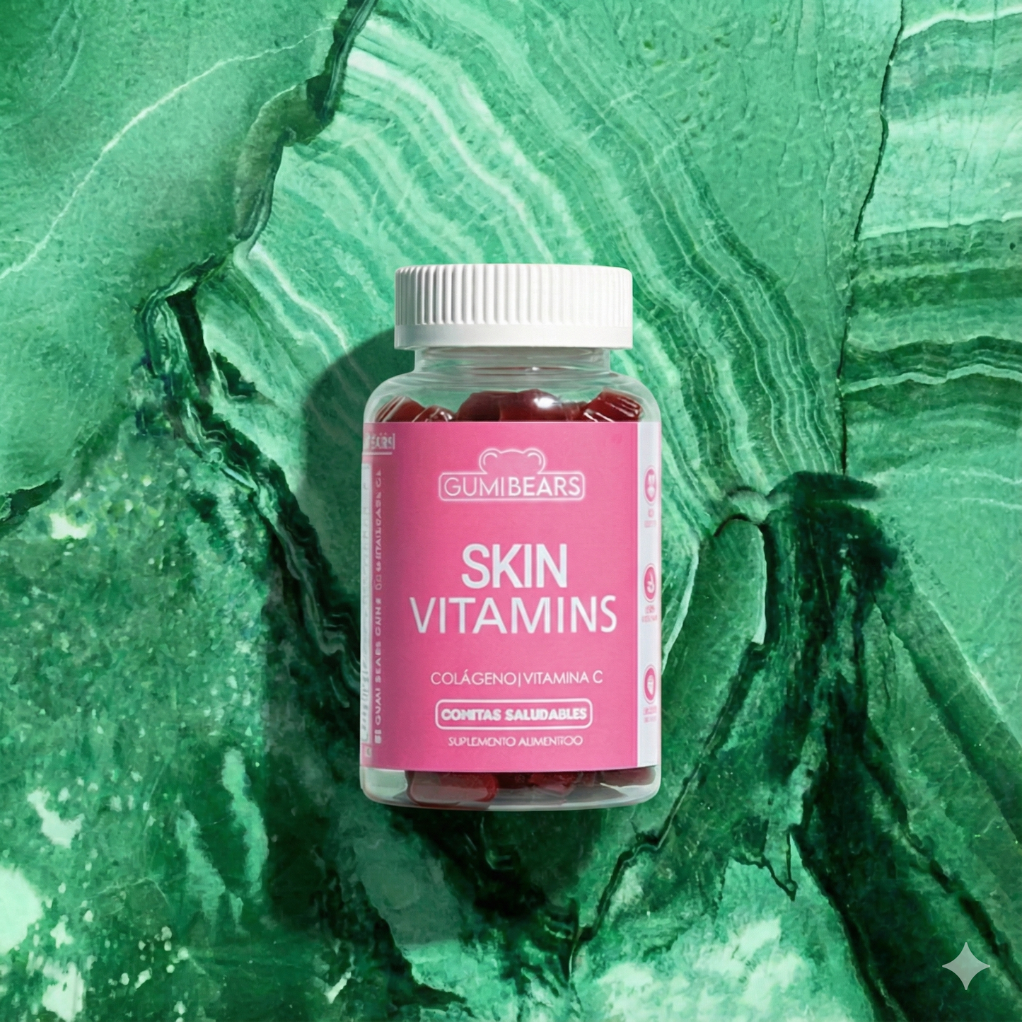 Skin Vitamins – Gomitas de Colágeno + Vitaminas A, C y E